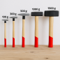 Preview: Hammer Holzgriff ergonomisch – sicherer Halt und gute Balance beim Arbeiten.