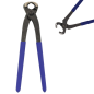 Preview: Profi Kneifzange 250mm auf Werkbank mit Draht