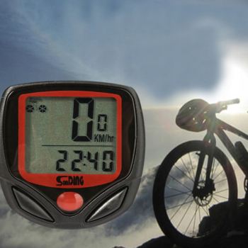 Fahrradcomputer LCD Fahrradtacho Kilometerzähler Wasserdicht kabelgebunden KM/H