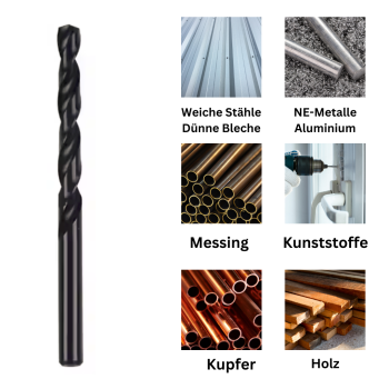 Preview: Spiralbohrer 118 Grad Spitze – stabiler Vorschub und saubere Löcher.