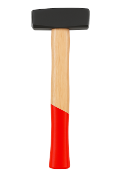 Preview: Schlosserhammer verschiedene Gewichte – von 100 g bis 2000 g für jeden Einsatz.