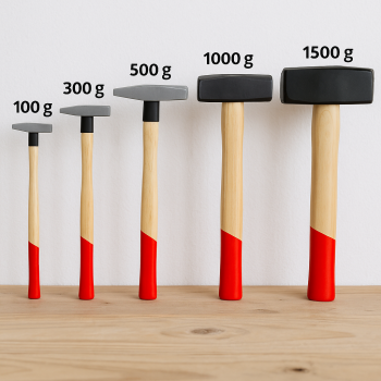 Preview: Hammer Holzgriff ergonomisch – sicherer Halt und gute Balance beim Arbeiten.