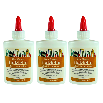 Holzleim 125 g Flasche