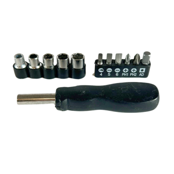 Werkzeugset mit Bits und Stecknüssen