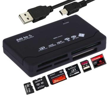 USB Speicherkartenleser 6 in 1