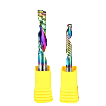 VHM Einzahnfräser DLC-beschichtet oder poliert Ø3–12 mm – Alufräser Kunststofffräser MDF Holzfräser CNC Fräswerkzeug