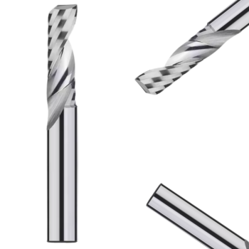 Preview: VHM Einzahnfräser DLC-beschichtet oder poliert Ø3–12 mm – Alufräser Kunststofffräser MDF Holzfräser CNC Fräswerkzeug