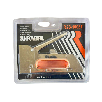 Handtacker 4–8 mm – robustes Klammergerät für Holz und Heimwerkerprojekte.