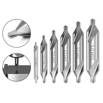 Metall Zentrierbohrer DIN333 Form A – perfekt für Werkstatt und CNC.