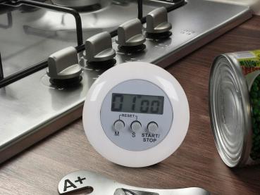Preview: Küchenwecker digital mit Signalton – rechtzeitig erinnert beim Kochen.