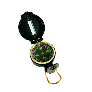 Folding Lensatic Compass – Outdoor Navigation Compass with Lens