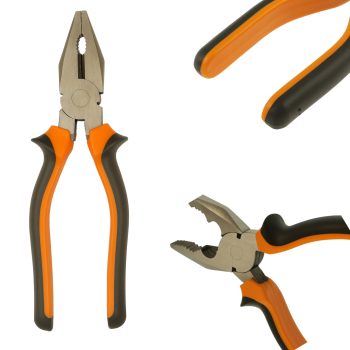 Profi Kombizange 18 cm in der Hand eines Heimwerkers