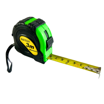 3m Tape Measure – Retractable Measuring Tape with Clip Compact Tool