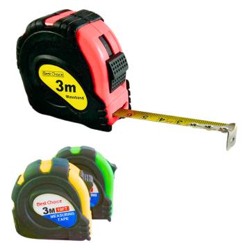 3m Tape Measure – Retractable Measuring Tape with Clip Compact Tool