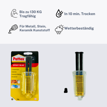 Preview: Epoxidharz Kleber Spritze 2K