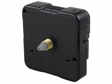 Quarzuhrwerk lautlos – 11 mm Gewinde DIY Wanduhr‑Mechanismus ohne Ticken, Schwarz