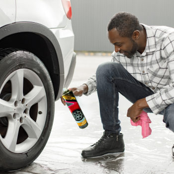 UV protection tire care spray