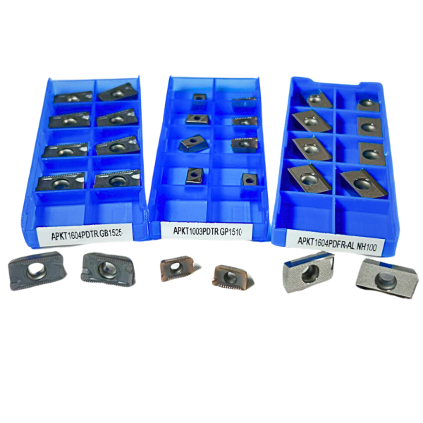10x APKT1604 Wendeschneidplatten – Fräsplatten für Stahl, Edelstahl & Aluminium