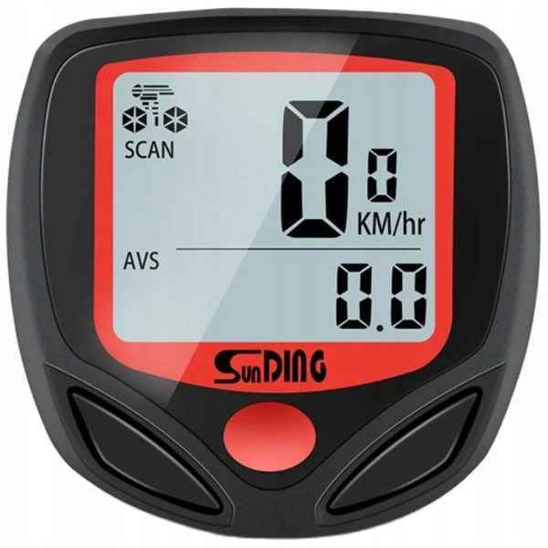 Fahrradcomputer LCD Fahrradtacho Kilometerzähler Wasserdicht kabelgebunden KM/H