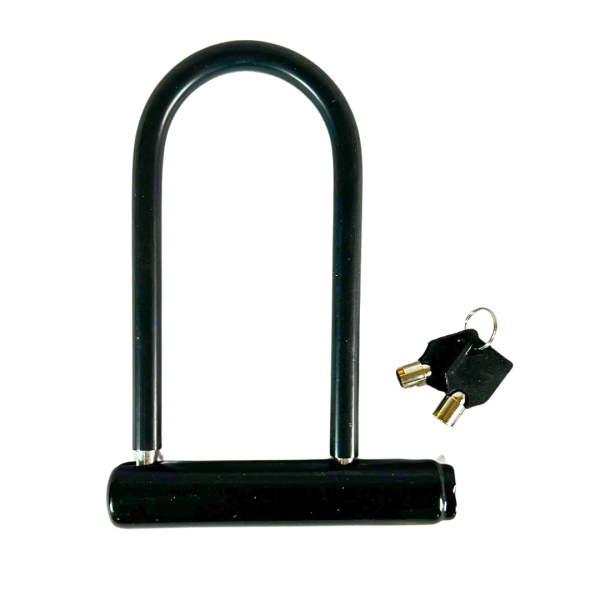 Fahrradschloss am Rahmen montiert