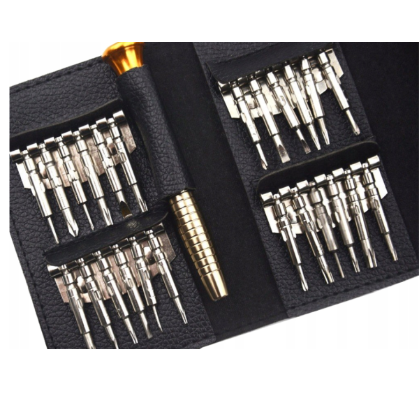 Feinmechaniker Schraubendreher Set 25in1 Präzisions Schraubendreher Bitset Handy Laptop Uhr Reparatur Werkzeug Etui
