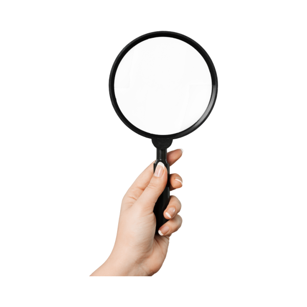 Magnifying Glass 40–100 mm – Handheld Magnifier Reading Glass 1.75x