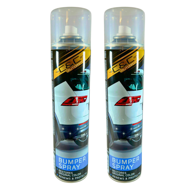 Bumper Spray 2x400ml – Plastic Care Car Exterior Restorer Black