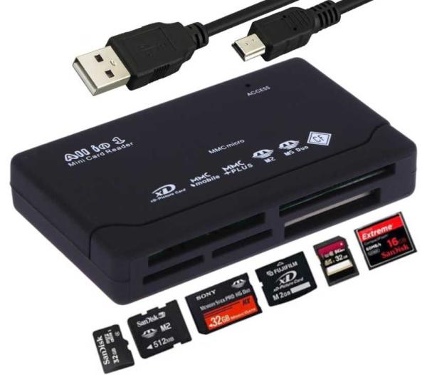 USB Speicherkartenleser 6 in 1