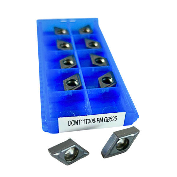 10x DCMT/DCGT Wendeschneidplatten – ISO Wendeschneideplatten für Stahl, Alu & Edelstahl