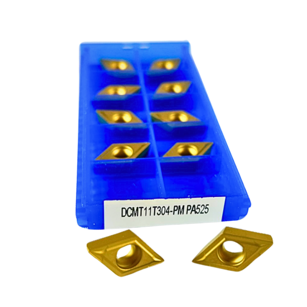 10x DCMT/DCGT Wendeschneidplatten – ISO Wendeschneideplatten für Stahl, Alu & Edelstahl