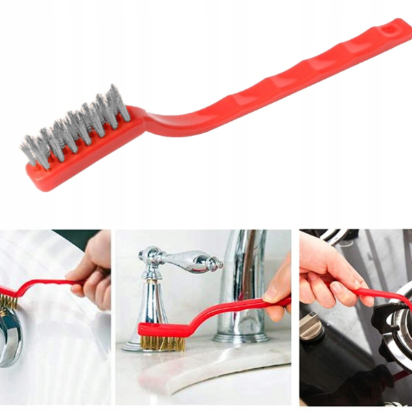 Drahtbürsten Set 3er Messing Nylon Stahl Reinigungsbürsten Metallbürsten Handbürsten Universal