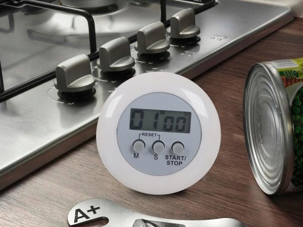 Küchenwecker digital mit Signalton – rechtzeitig erinnert beim Kochen.