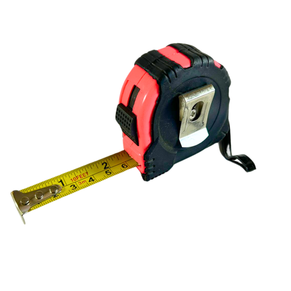 3m Tape Measure – Retractable Measuring Tape with Clip Compact Tool