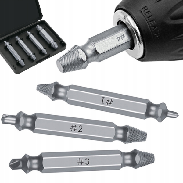 Schraubenausdreher Set M3–M18 Linksausdreher 4/5/9tlg Schrauben Entferner Werkzeug