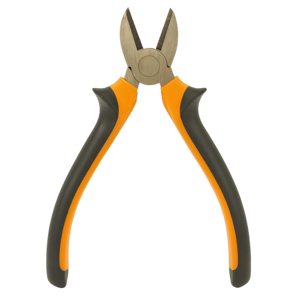 Cable cutter on workbench with wires